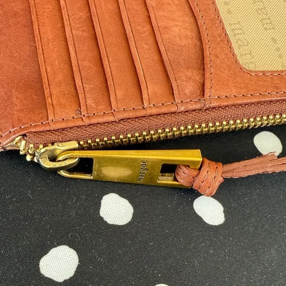 Margot Tan Leather Card Holder - Picture 3 of 4